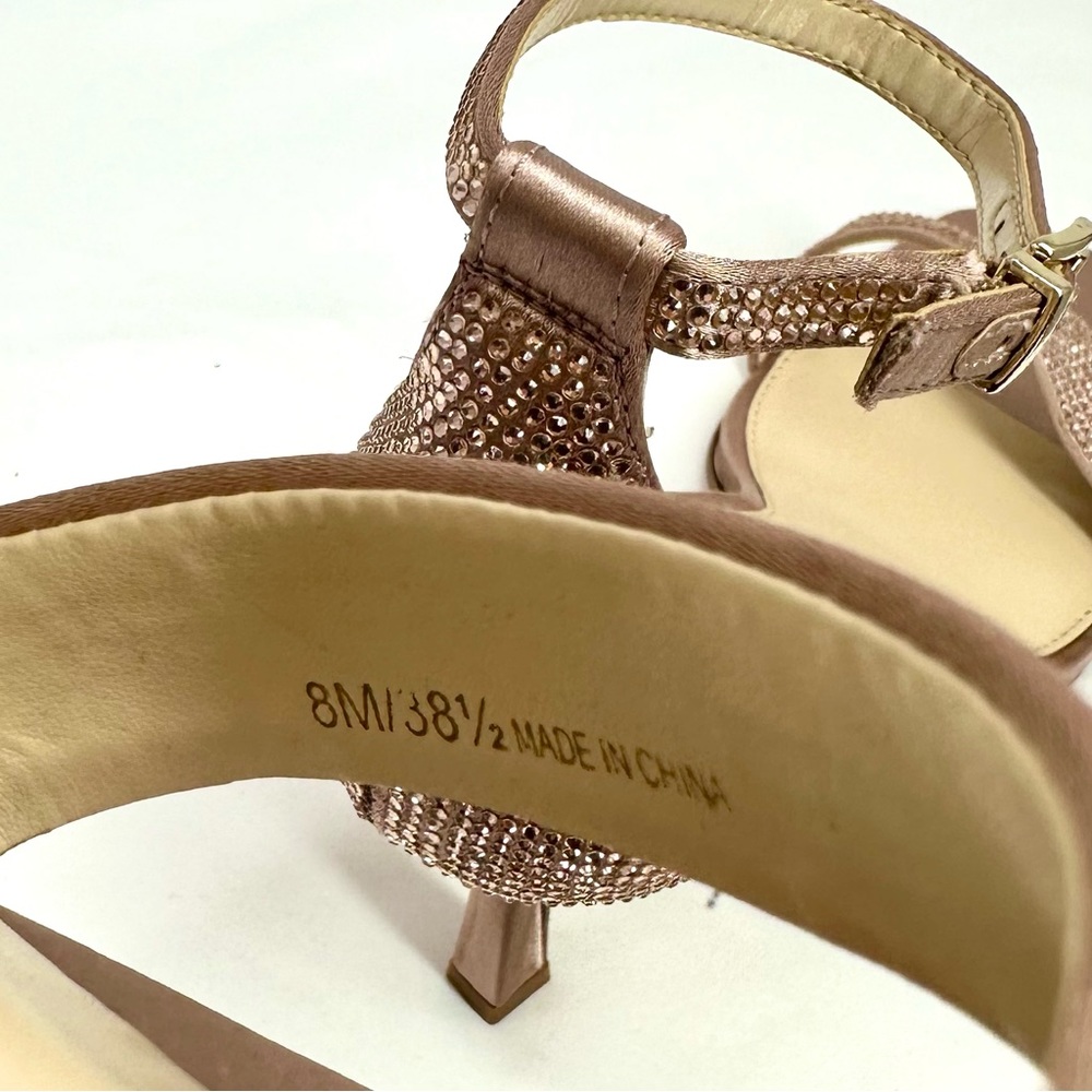 Vince Camuto | Women’s 8 Enella Rhinestone Strappy Stiletto Sandals - Picture 7 of 9